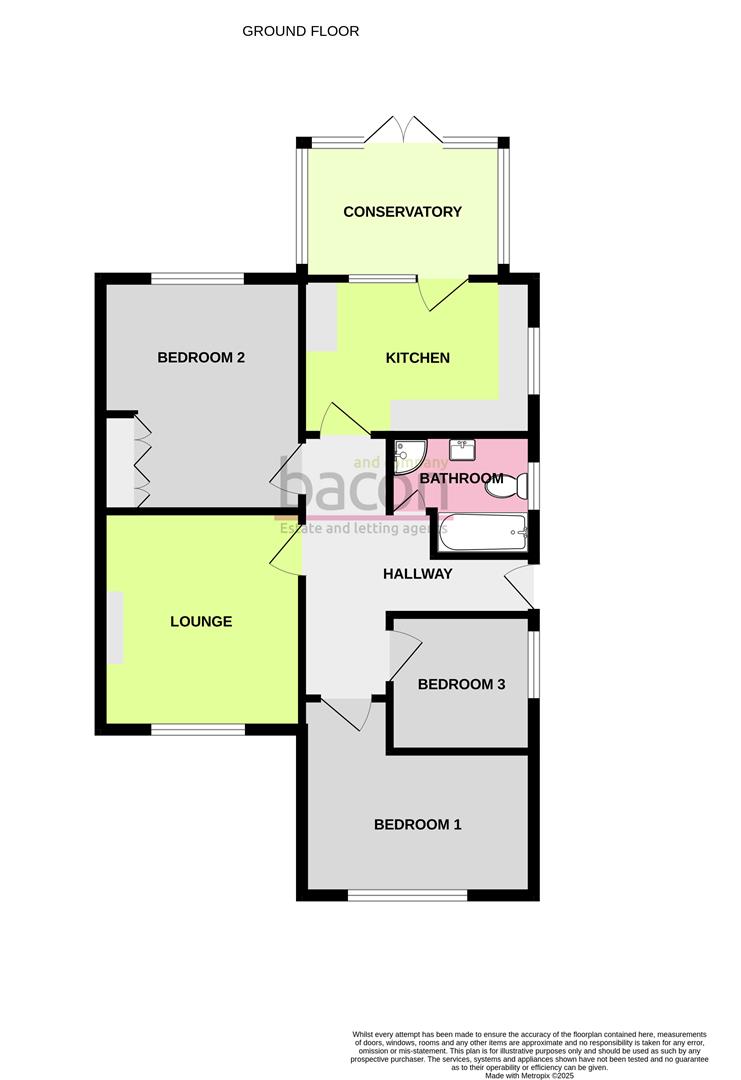 Floor Plan | Bungalow - Semi Detached | New Road, Worthing | For Sale